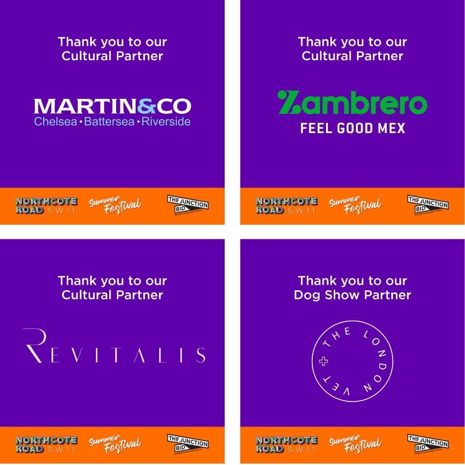 Blog Northcote Road Summer Festival SW11 Sponsors