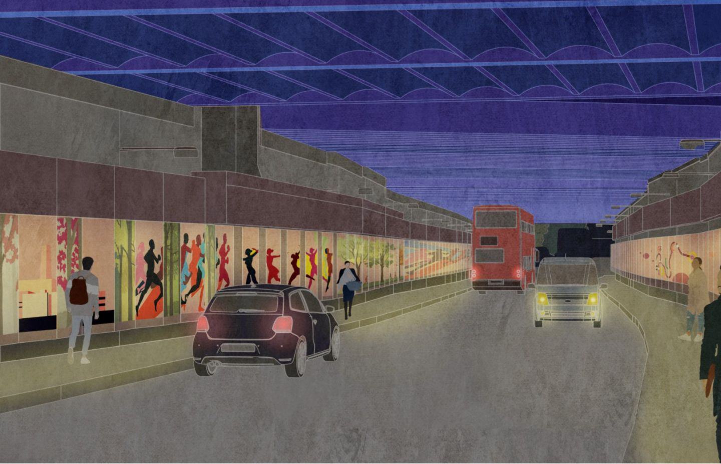 Colourful Community Design Gets Green Light for Falcon Road Bridge Renewal Celebratory Lighting
