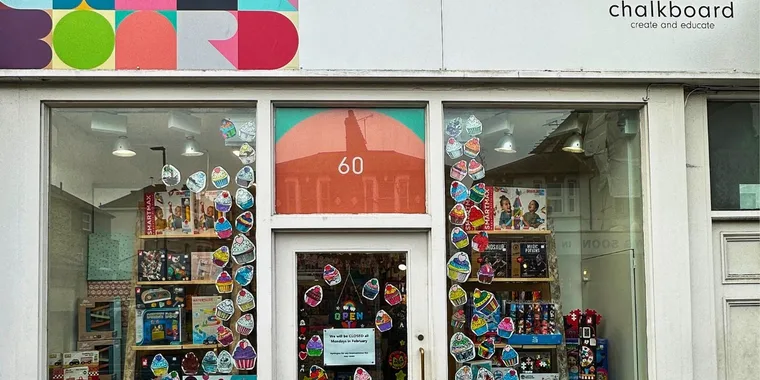 Chalkboard Toys Shopping