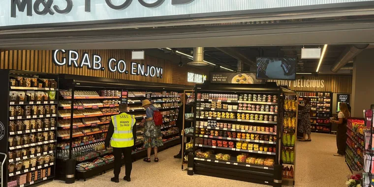 M&S Simply Food Shopping