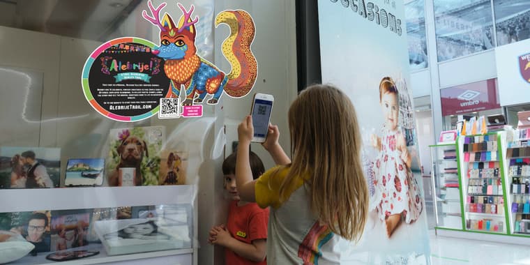 Magical augmented reality creatures come to Clapham Junction