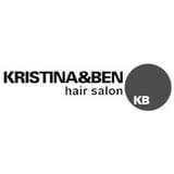 Logo kristina and ben hair salon