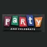 Logo party and celebrate