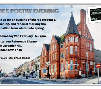 Free Poetry Evening 25 Feb