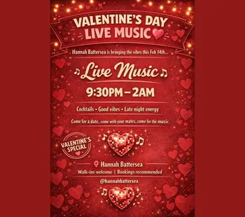 Valentine's Weekend: Live Music 13 Feb - 14 Feb