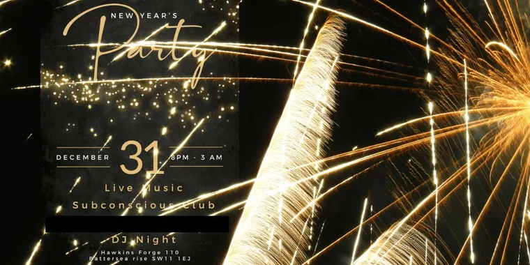 A Very Hawkins New Year's Eve 31 Dec - 01 Jan