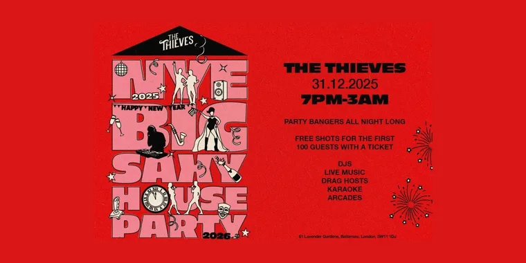 NYE Big Saxy House Party 31 Dec - 01 Jan