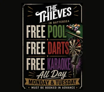 FREE Pool, Darts and Karaoke 01 Sept - 29 Sept