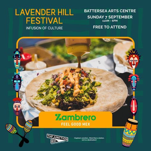 Campaign Lavender Hill Festival Street Food Zambrero