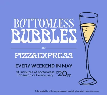 Bottomless Bubbles | £20pp 31 May