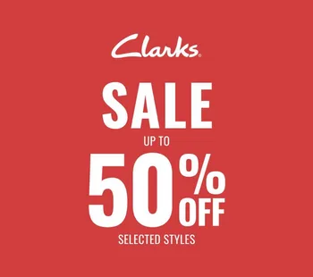 Clarks Mid-Season Sale 26 Apr