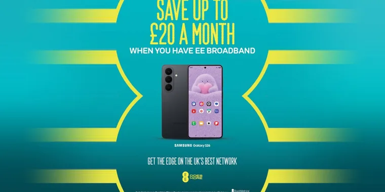 Save up to £20 a month on the Samsung Galaxy S26 29 Oct