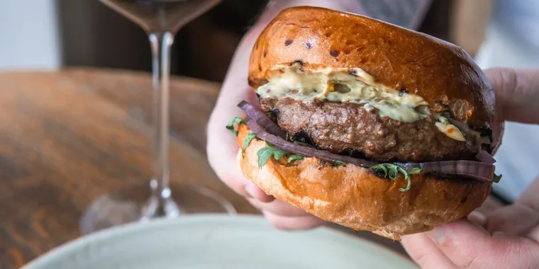Burger and Bordeaux £20pp!