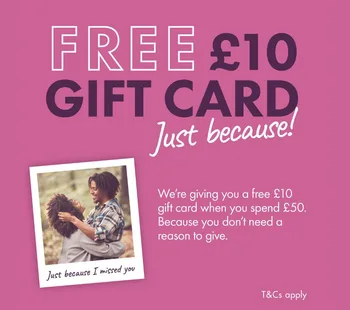 FREE £10 Gift Card 03 Nov