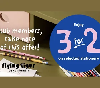 3 For 2 on Selected Stationery* 28 Aug