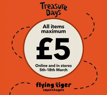 Flying Tiger Treasure Days 18 Mar