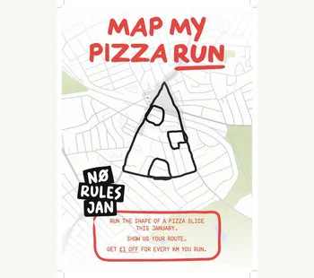 Map My Pizza Run 31 Jan