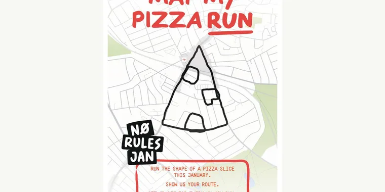 Map My Pizza Run 31 Jan