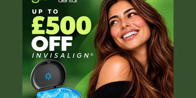 Up to £500 off Invisalign 31 Dec
