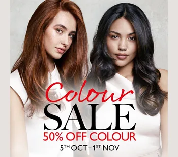 50% Off Colour Sale! 01 Nov