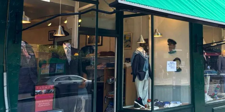 Two stylish men's suits for £900