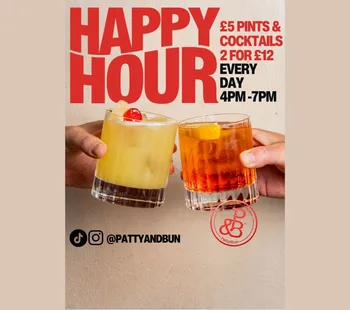 Happy Hour at Patty & Bun