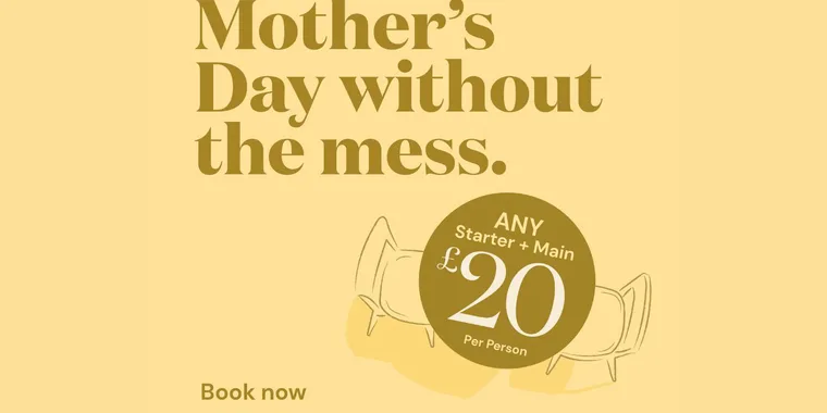 Pizza Express Mother's Day Deal £20 15 Mar