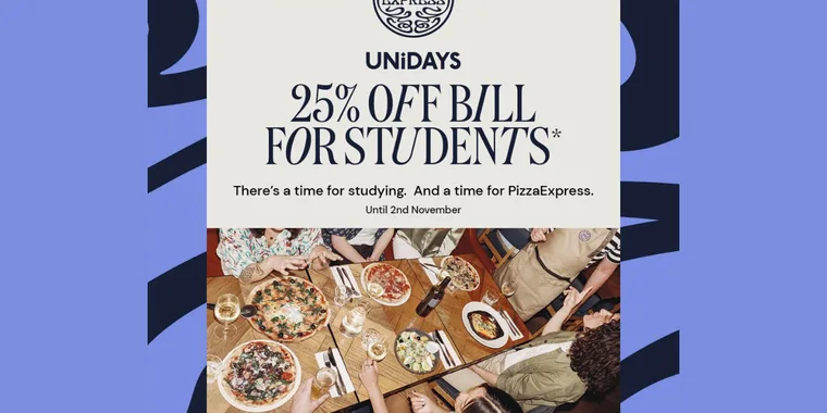 25% Off Bill For Students 02 Nov