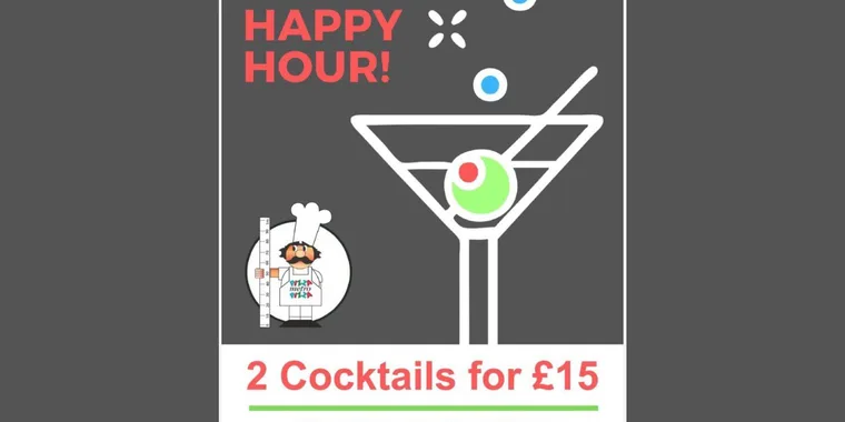2 Cocktails for £15