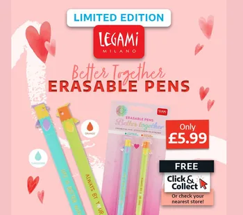 Legami Valentines Pens 15 Feb