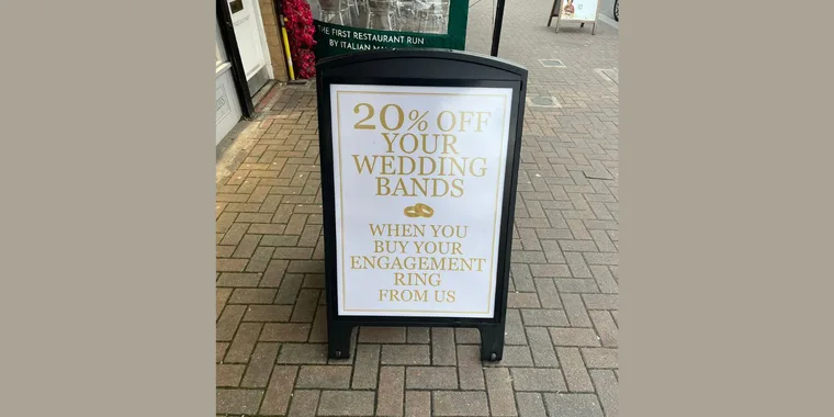 20% Off Wedding Bands*