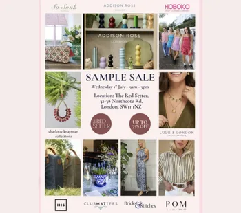 Sample Sale: Up To 75% Off